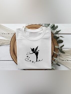 Fairy Graphic Shirt Magical Leaf Aesthetic Trendy Fantasy Women Tee Top